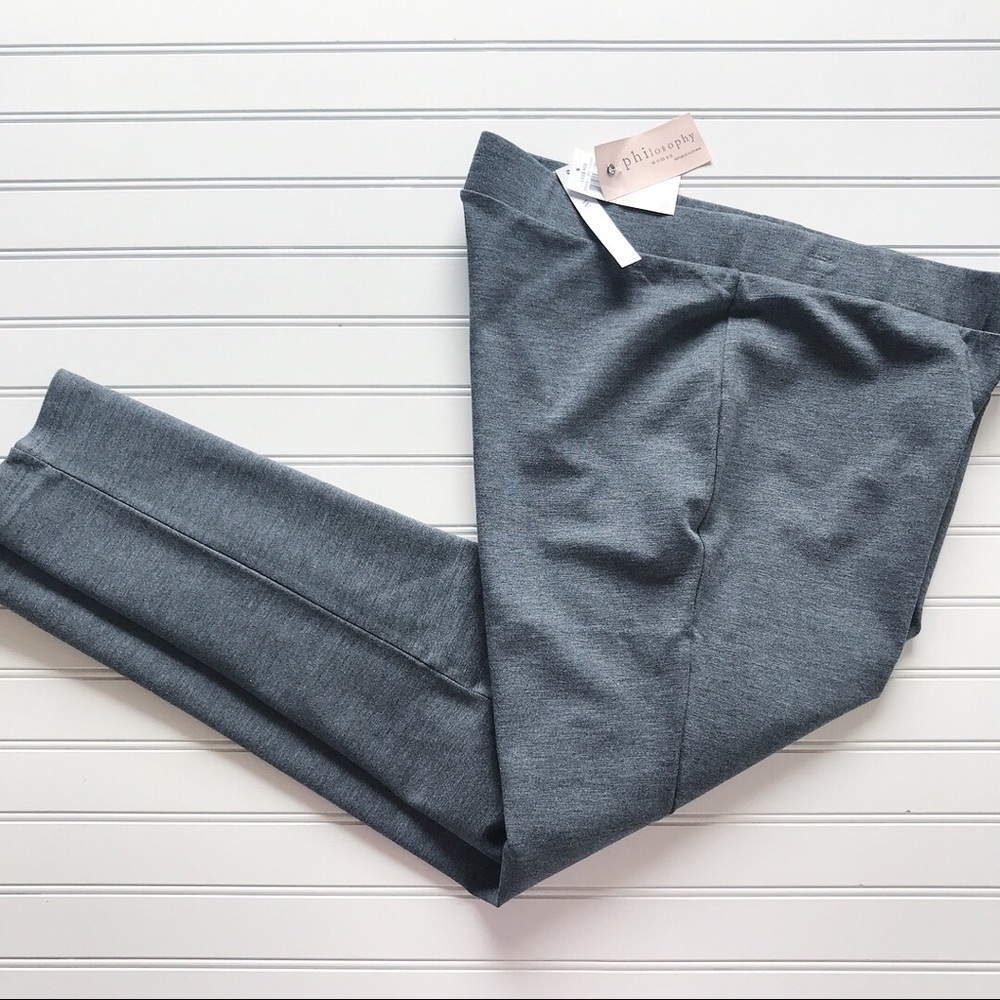 GRAY jegging, soft & comfy, slightly structured.
